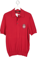 Billionaire  Burgundy Knit Polo Shirt UK S