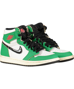 JORDAN Air Jordan 1 Retro High OG "Lucky Green" Trainers UK 2.5 EU 35.5