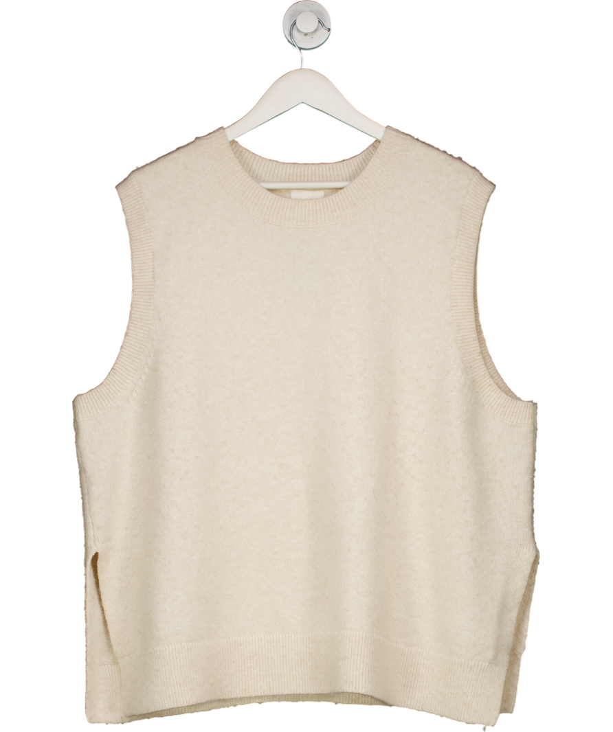 H&M Cream Knitted Vest UK XL