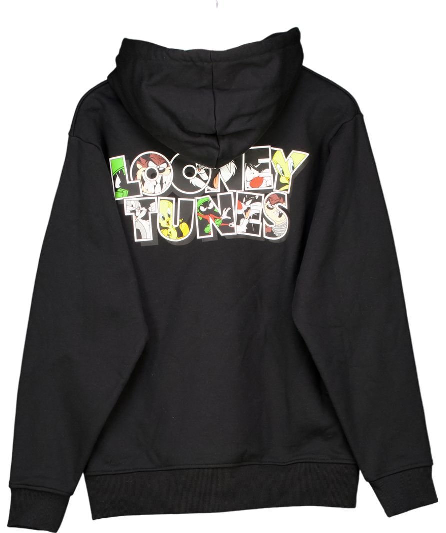 Kith Black Looney Tunes Merrie Melodies Vintage Hoodie UK M