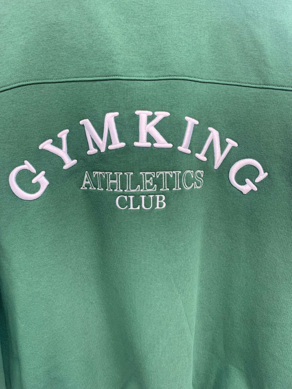 Gym King Racing Green GK Athletics Club 1/4 Zip Funnel UK 10