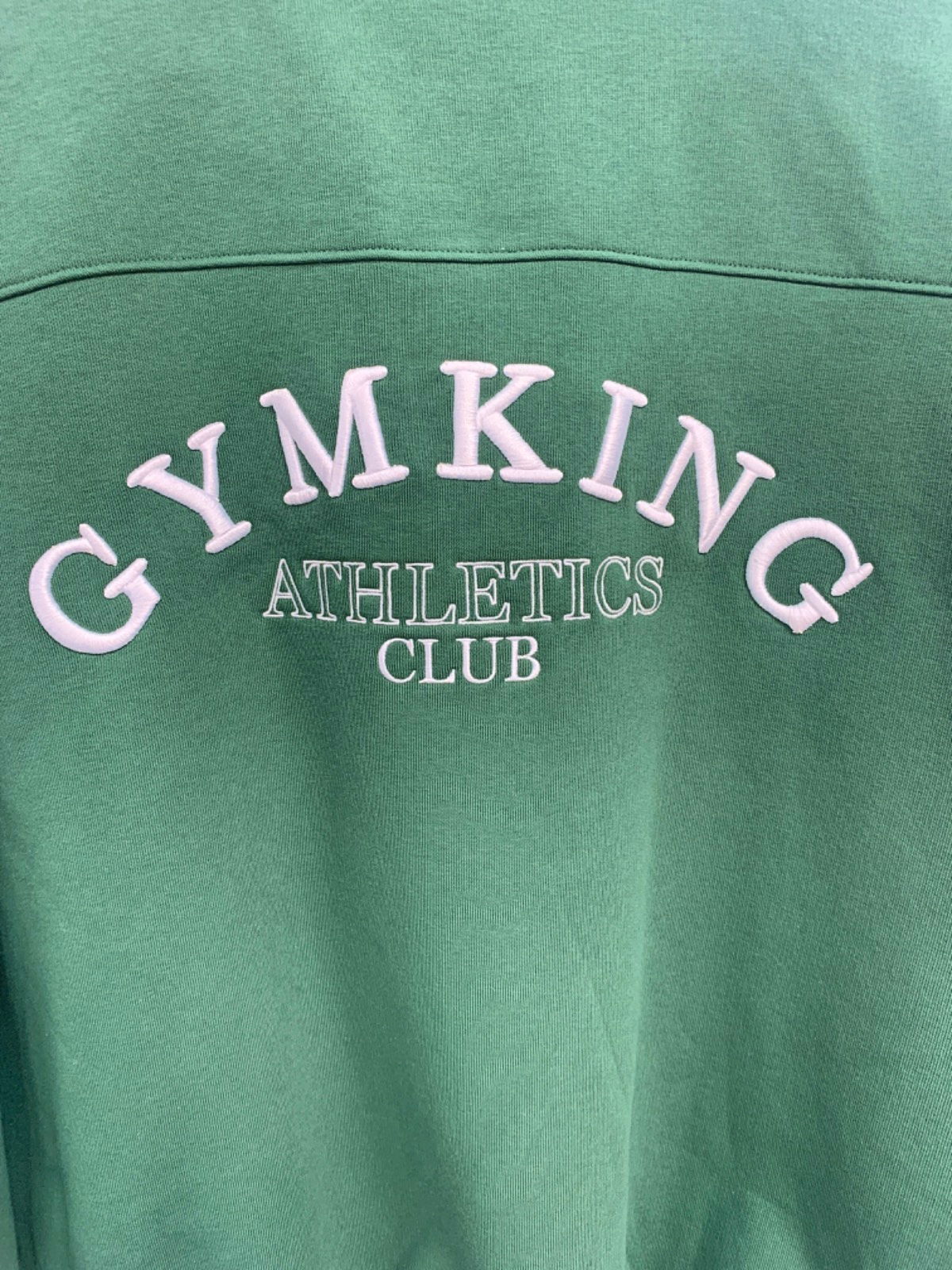 Gym King Racing Green GK Athletics Club 1/4 Zip Funnel UK 10