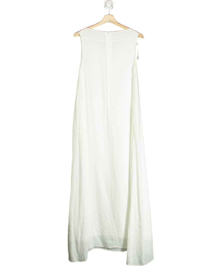 Rosie Hong White Caterina Linen Dress UK 8