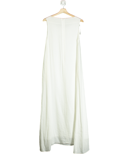 Rosie Hong White Caterina Linen Dress UK 8