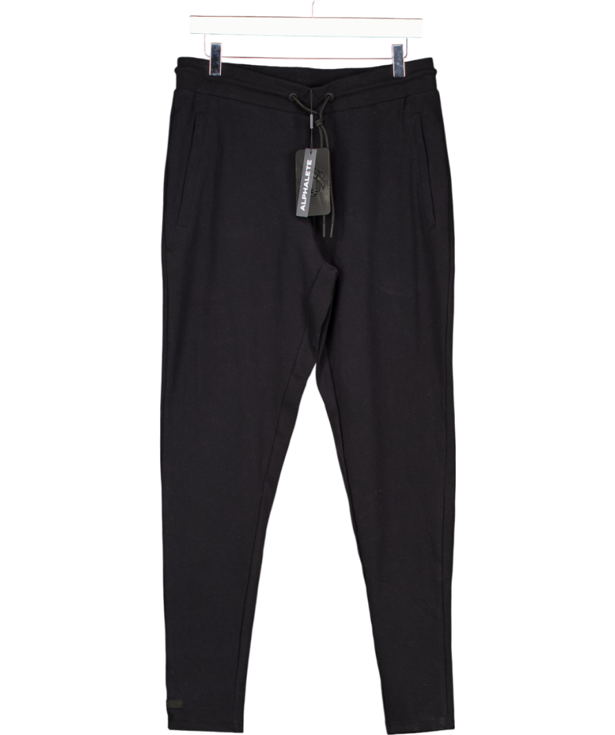 Alphalete Black Tapered Sweat Pants UK L