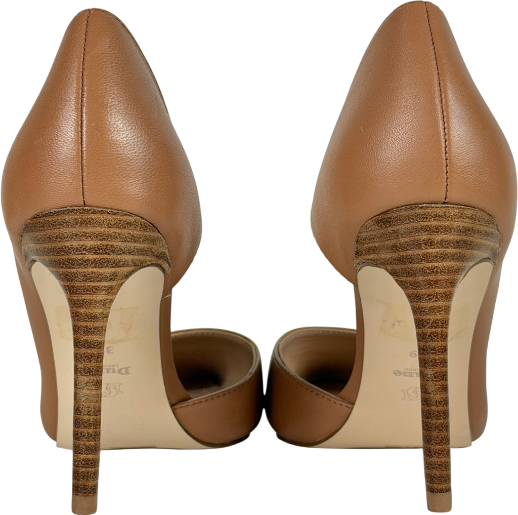 Dune Brown Chicagos High Heel Courts UK 6 EU 39 👠