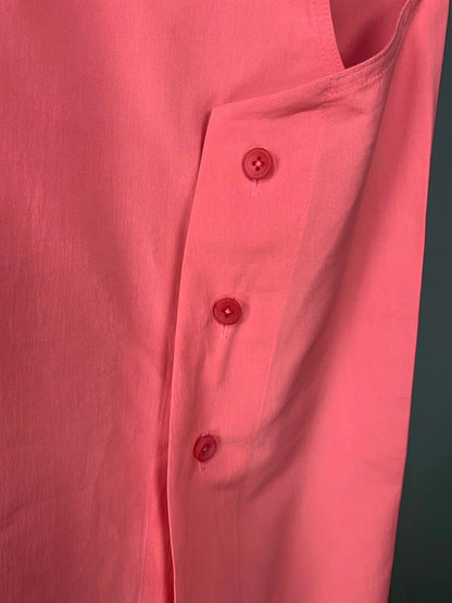 Petar Petrov Pink Sleeveless Button-Down Shirt UK 8