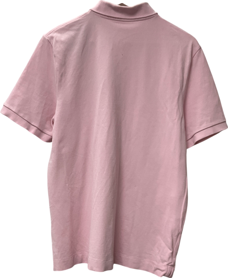 Made By Mitchell Pink Logo Printed T-shirt UK M