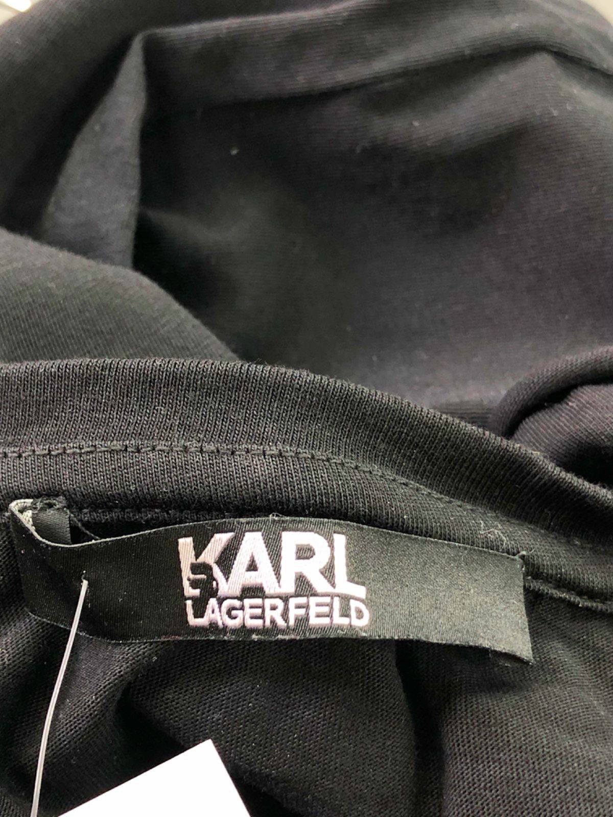 Karl Lagerfeld Black T-Shirt XS