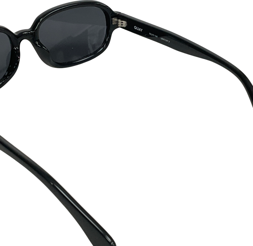 QUAY Black Could Never Sunglasses One Size