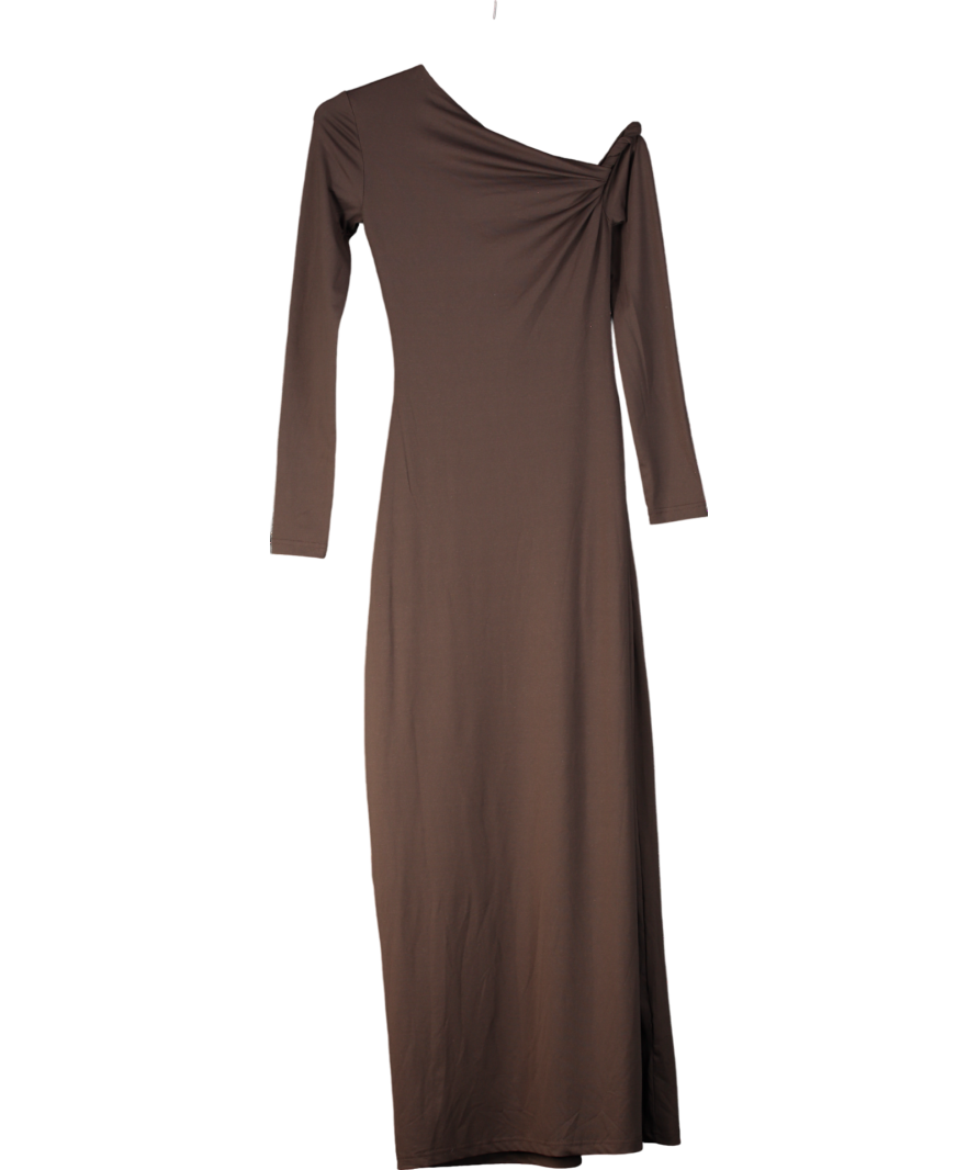 Peppermayo Brown Jordana Twist Maxi Dress UK S