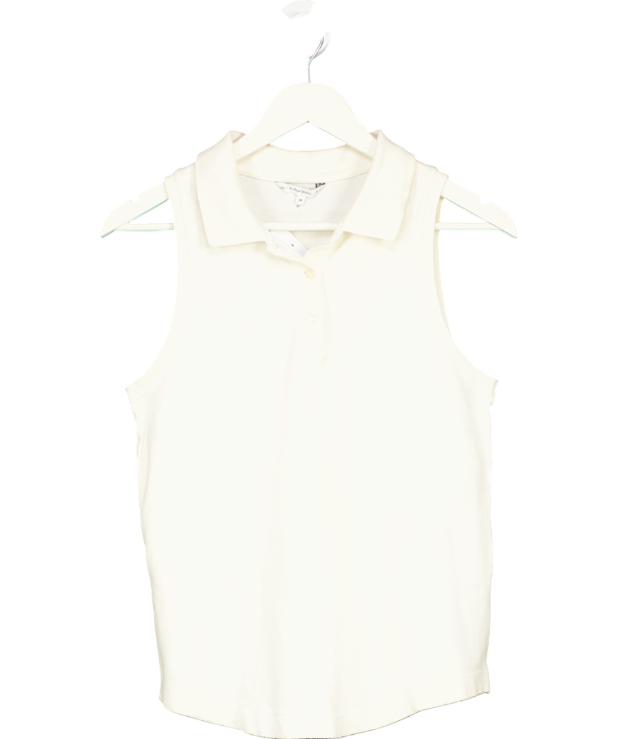 & Other Stories Cream Polo Vest UK 10