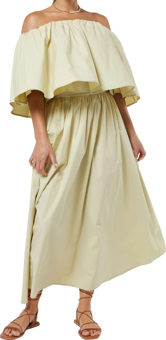 Jovonna London Cipriana Midi Skirt Green BNWT UK M