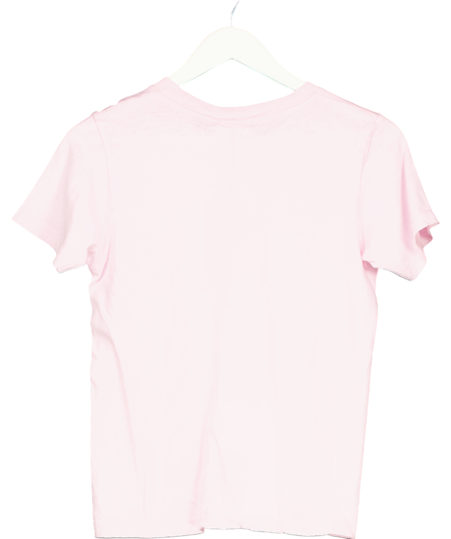 American Vintage Pink  T-shirt In Cherry Blossom UK M