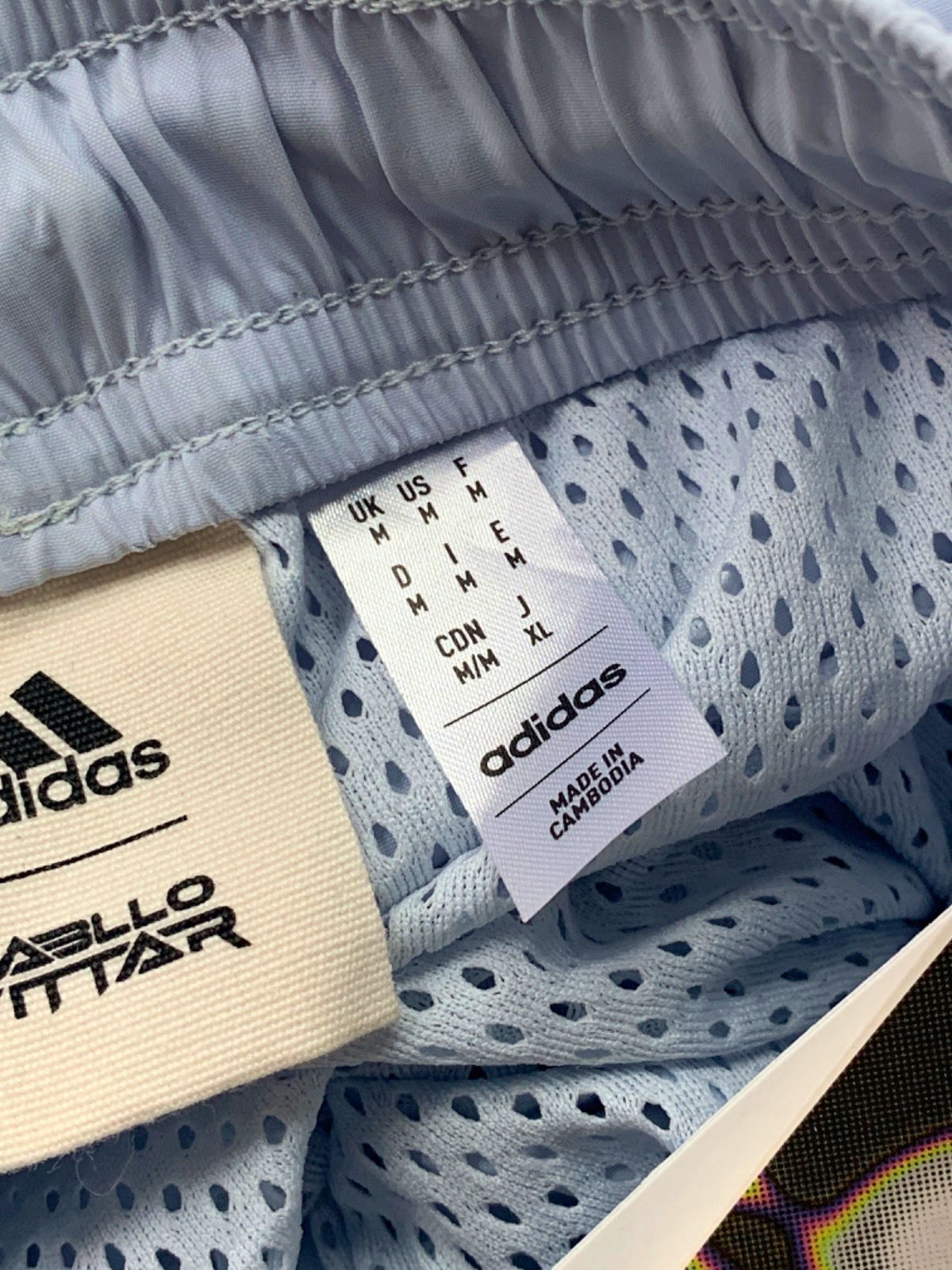 Adidas Blue Pablo Vittar Track Bottoms UK M