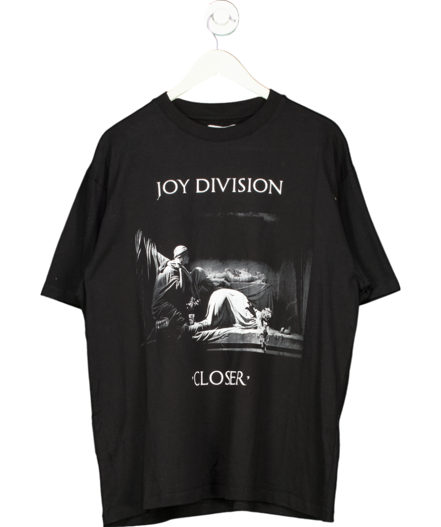 Joy Division Black Classic Closer T-shirt UK L