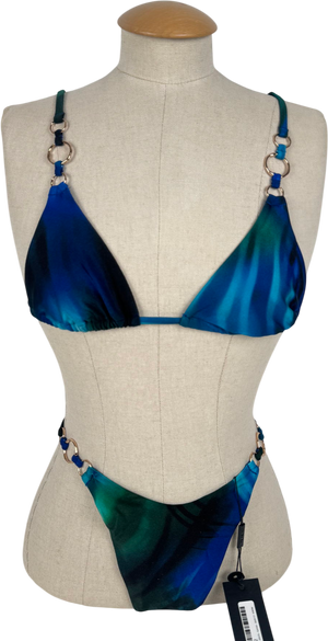 Capala Blue Kaia Multiwearable Bikini Set UK S