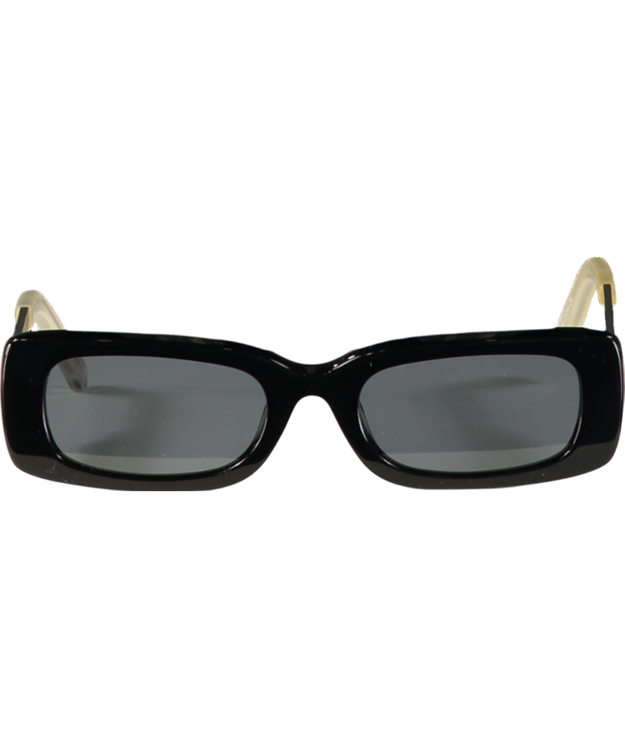 a better feeling Metallic Chroma Titanium Rectangular Sunglasses