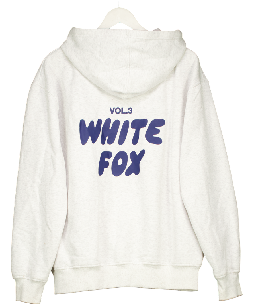 White Fox Offstage Hoodie Mineral Grey UK M/L