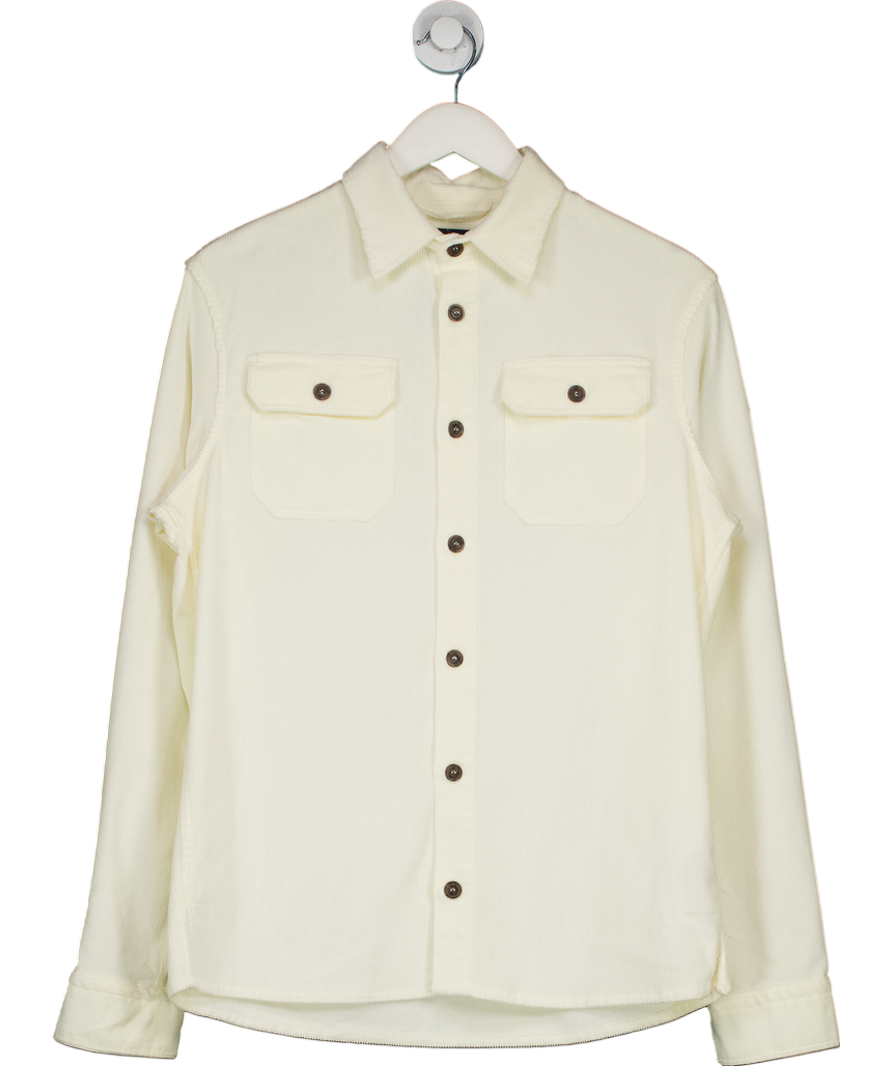 Paul & Shark Cream Corduroy Overshirt UK S