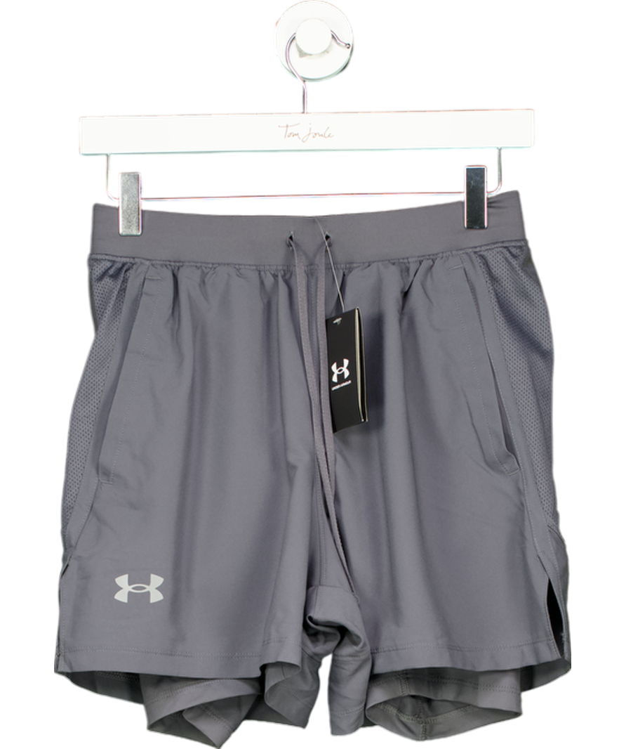 Under Armour Grey Men's Ua Launch 5" Shorts UK S