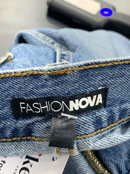 Fashion Nova Blue Denim Jeans Size UK S