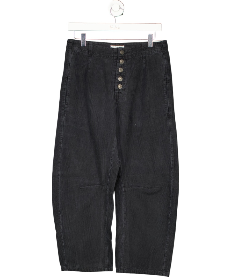 Free People Black We The Free Osaka Mid-rise Barrel Cord Jeans W26