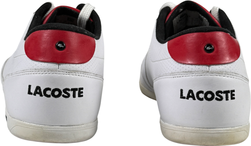 LACOSTE Vintage Retro White Trainers UK 9 EU 43 👞