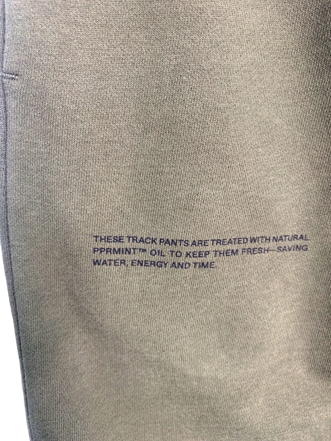 Pangaia Rosemary Green signature 365 Organic Cotton Slim Leg Track Pants UK XXS