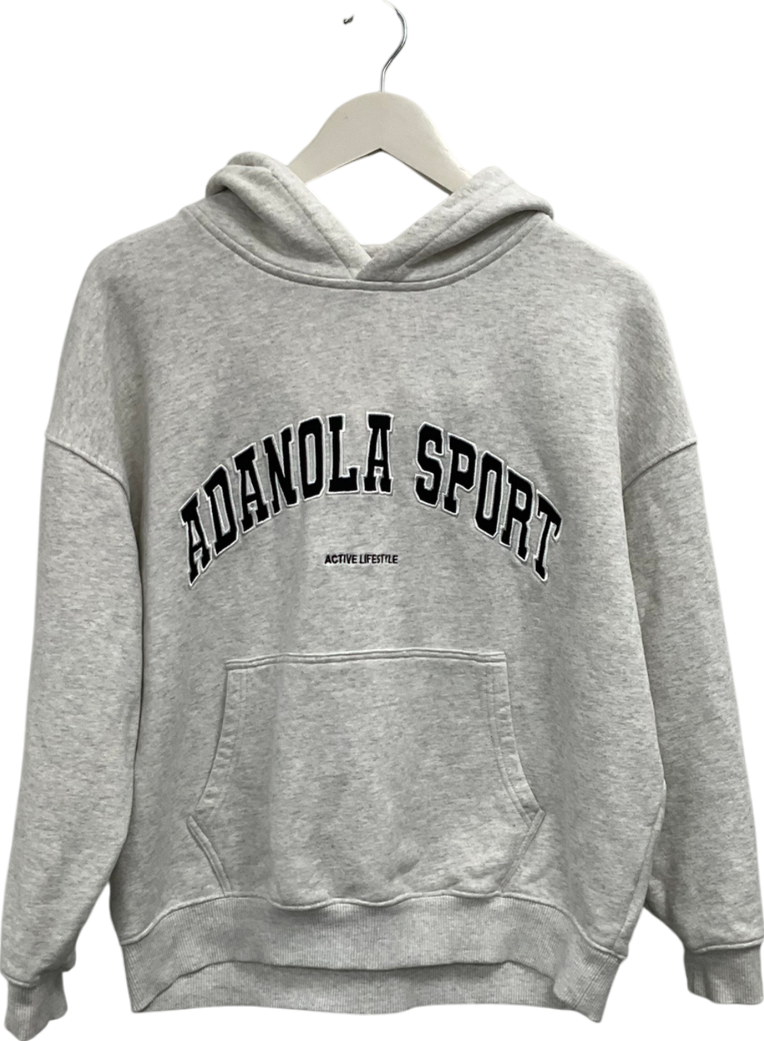 Adanola Grey As Oversized Hoodie UK S