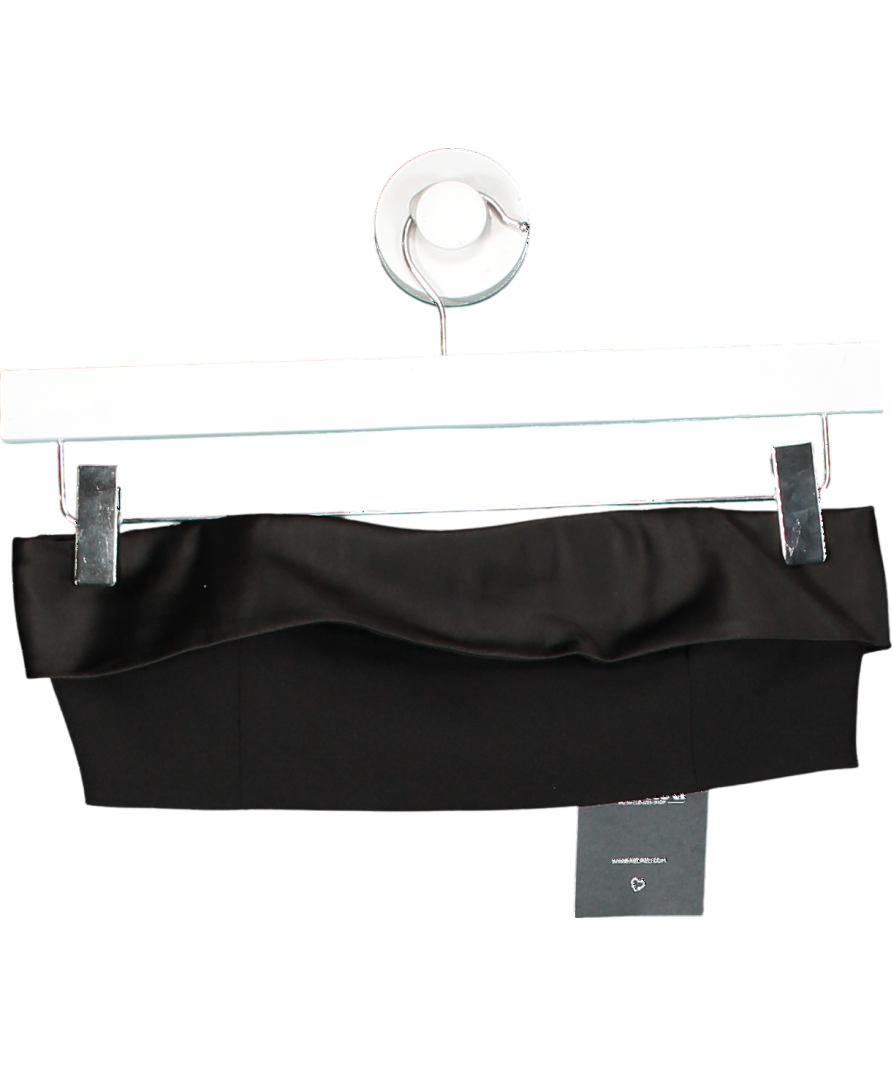 Retrofete Black Mia Bandeau Top UK XS