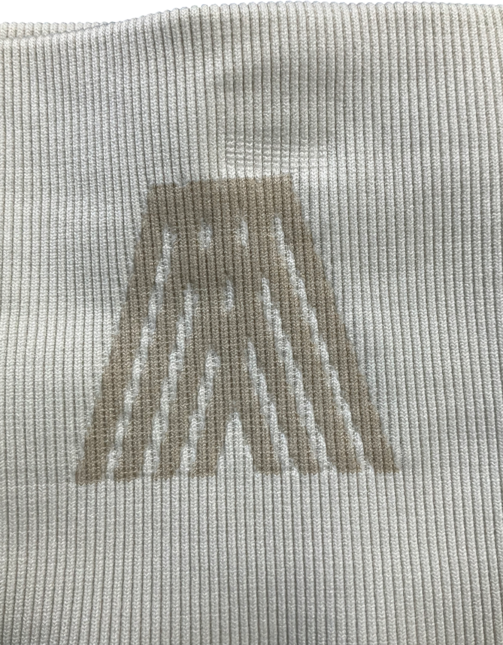 4th Arq Cream Harlow Seamless Leggings UK XS/S