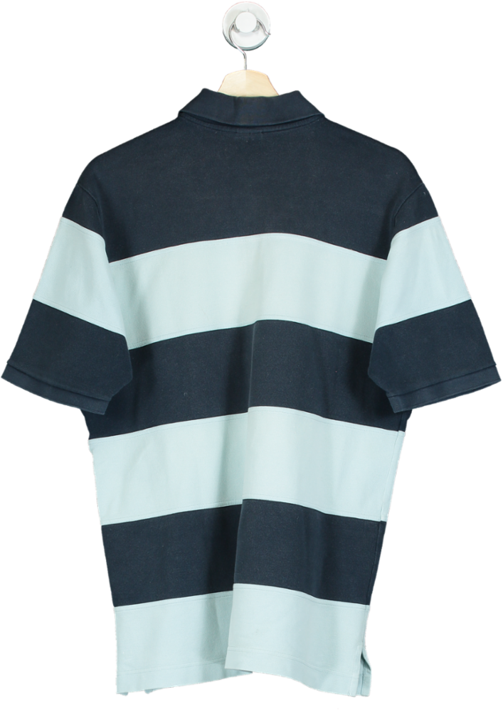 Paul & Shark Blue Stripe Polo Shirt UK L