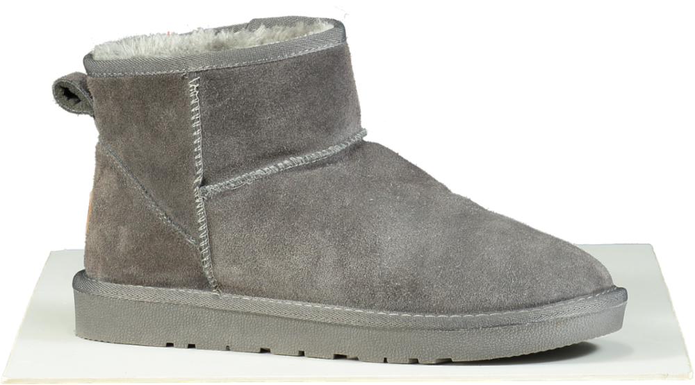Fashion Grey Suede Ugg Boots UK 11