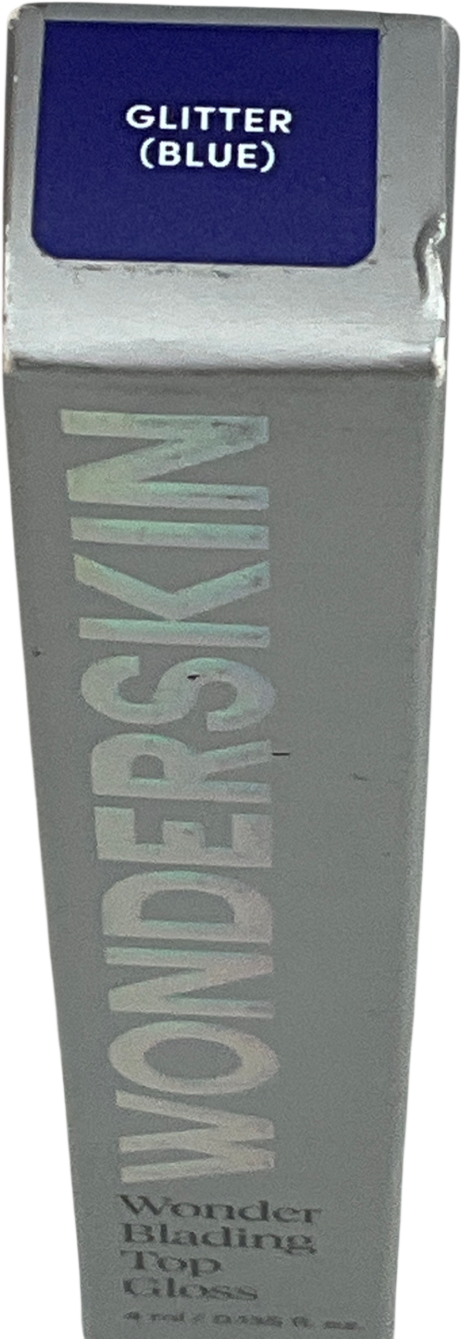 wonderskin Wonder Blading Top Gloss Glitter Blue 4ml