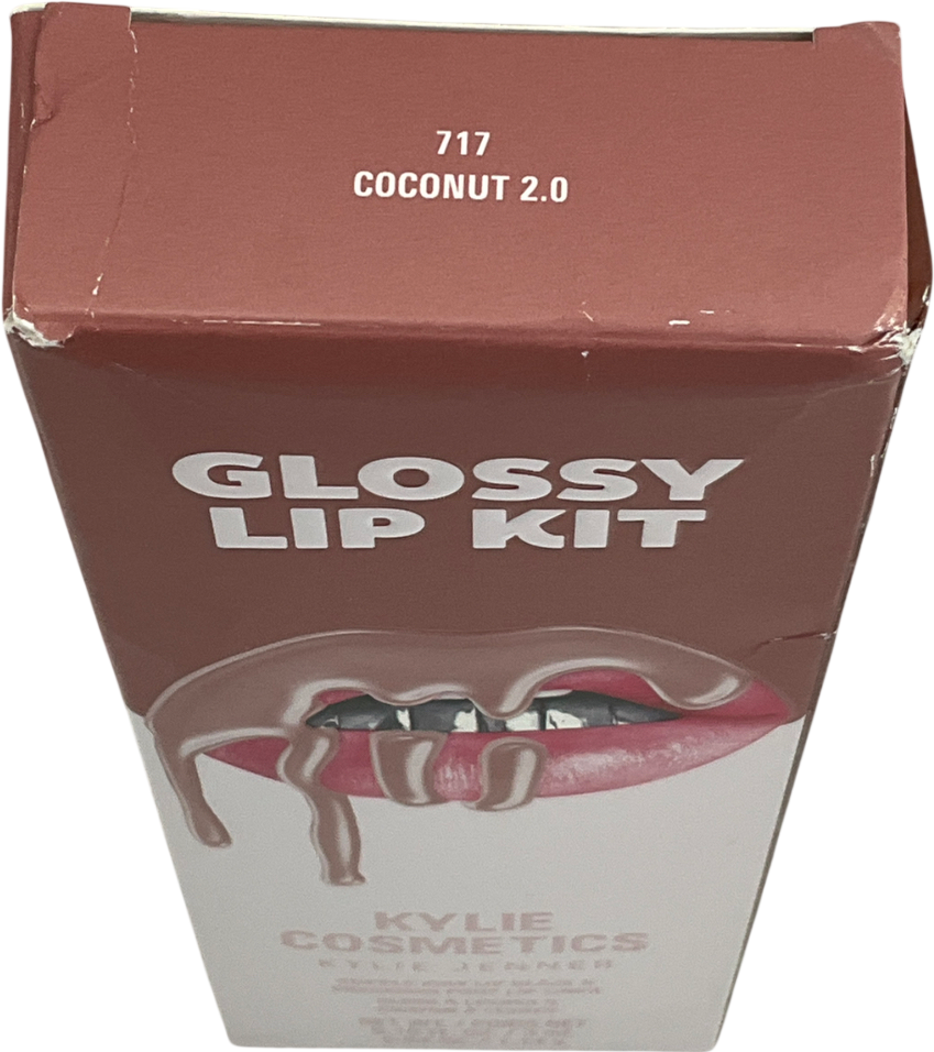 Kylie By Kylie Jenner Cosmetics Glossy Lip Kit 717 Coconut 2.0 3ml