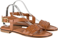 HOBBS Tan Brown Vera Leather Sandals UK 8 EU 41