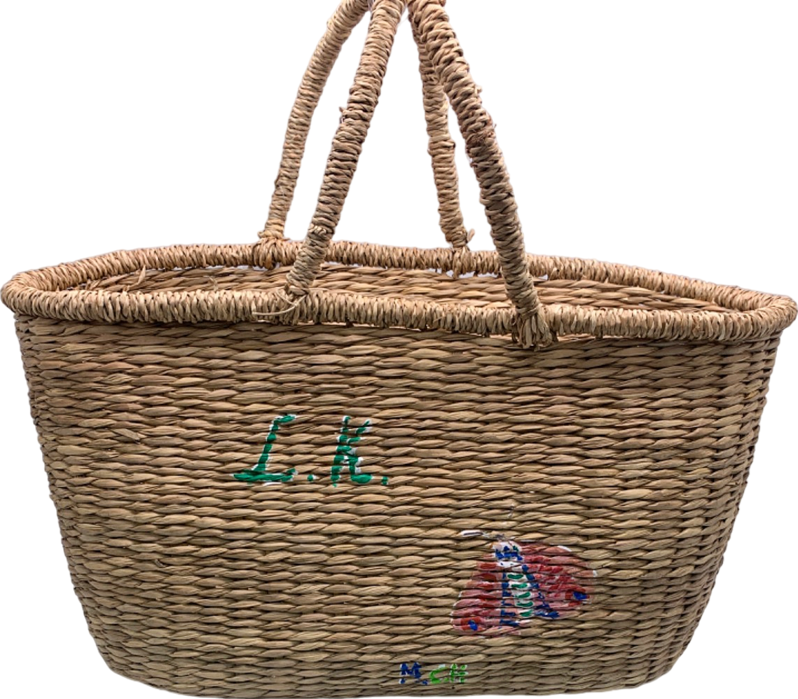 Natural Wicker Handwoven Basket Bag