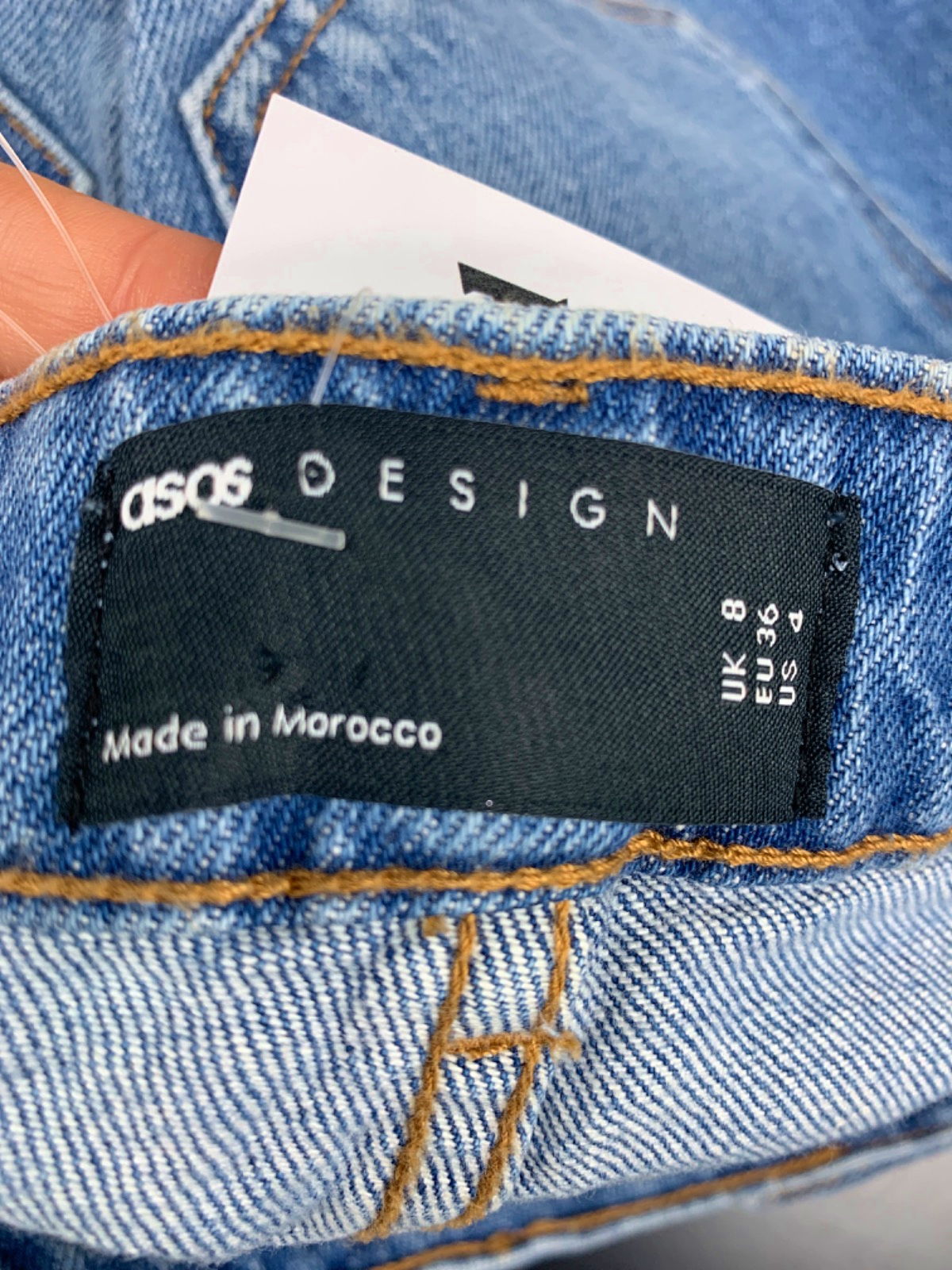 ASOS Blue Denim Jeans UK 8