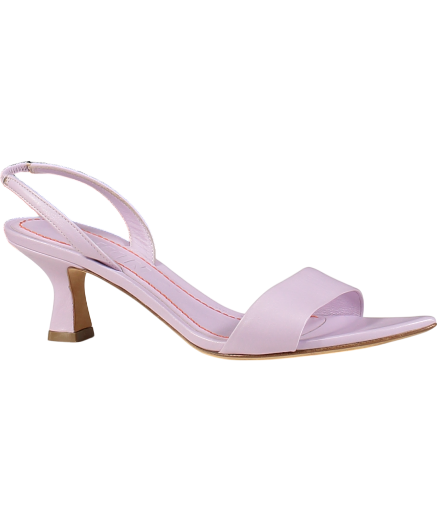 vero cuoio Purple Sandals Modello Orchid UK 4 EU 37 👠