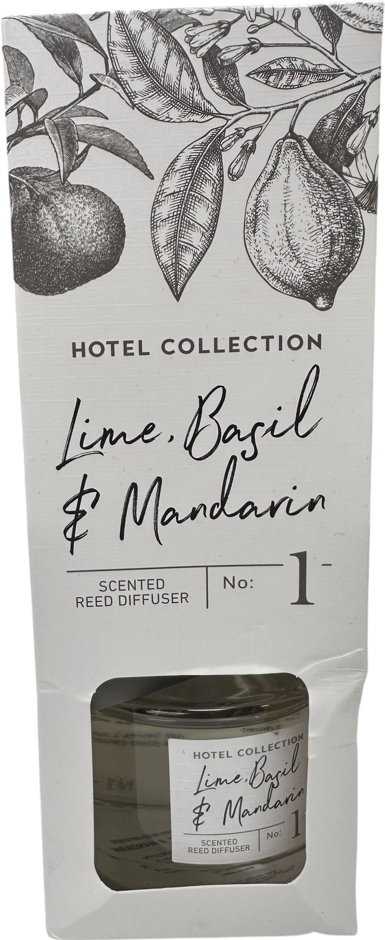 aldi White Hotel Collection Reed Diffuser - Lime Basil & Mandarin