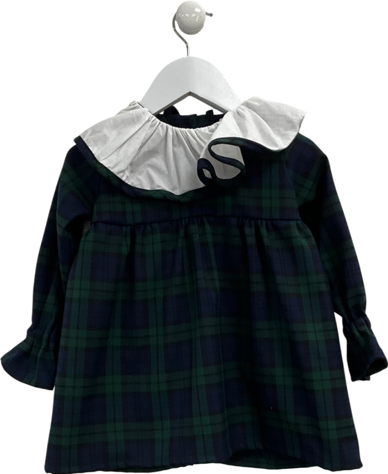 mrs francoise Green Willow Tartan Dress 2 Years