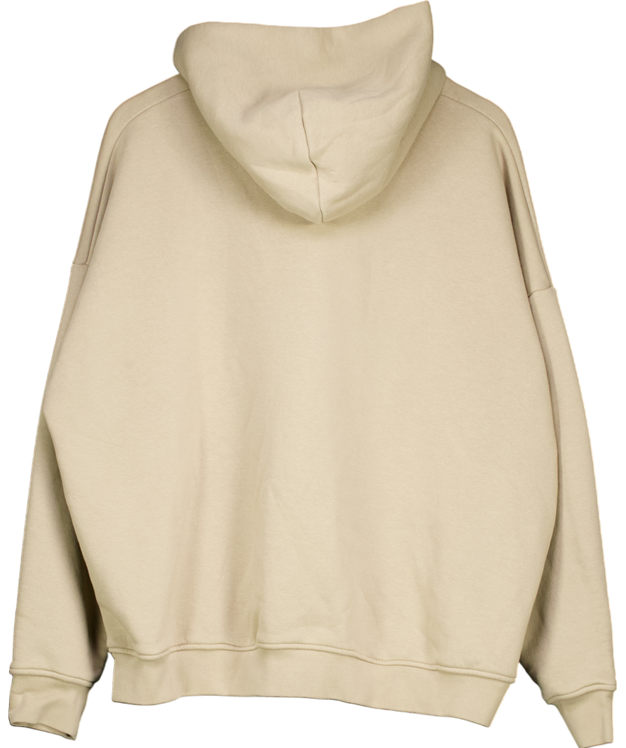 The Couture Club Beige Ctre Oversized Hoodie UK 12