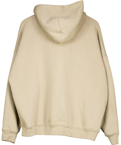 The Couture Club Beige Ctre Oversized Hoodie UK 12