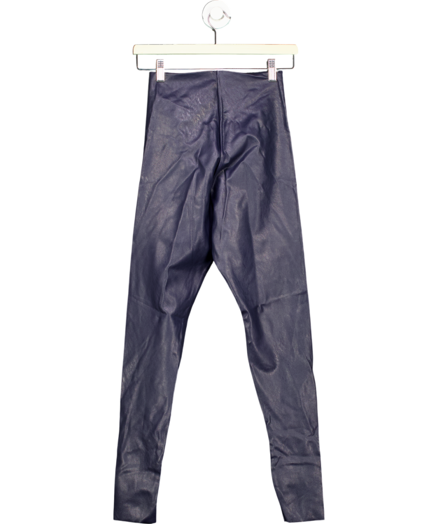 Commando Control Black Faux Leather Trouser UK M