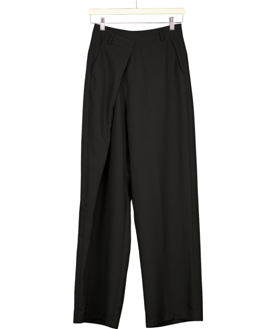 Bayse Black Straight Leg Trousers UK 6