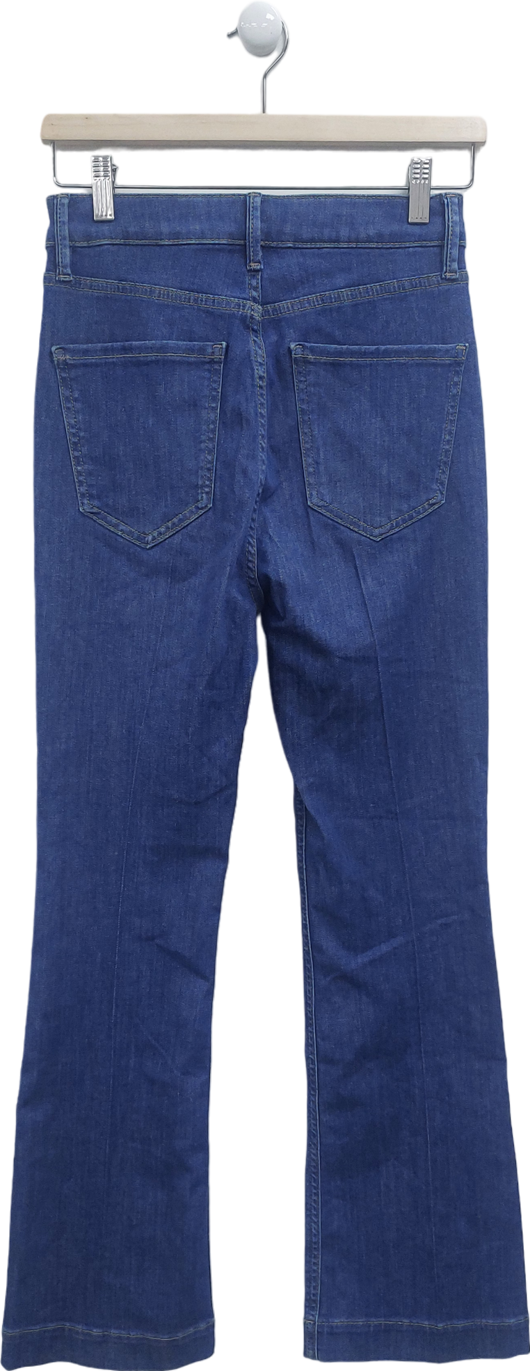 M&S Blue Slim Flare Jeans UK 8