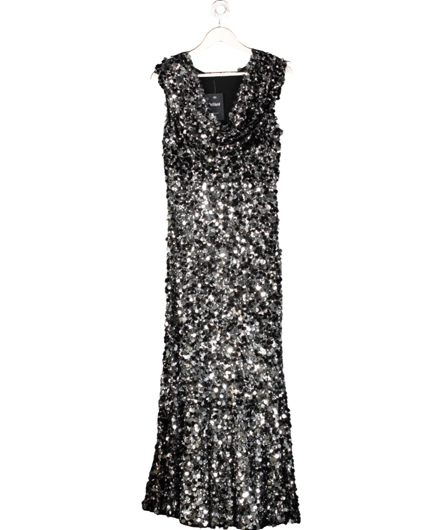 Phase Eight Metallic Nina Sequin Maxi Dress UK 10