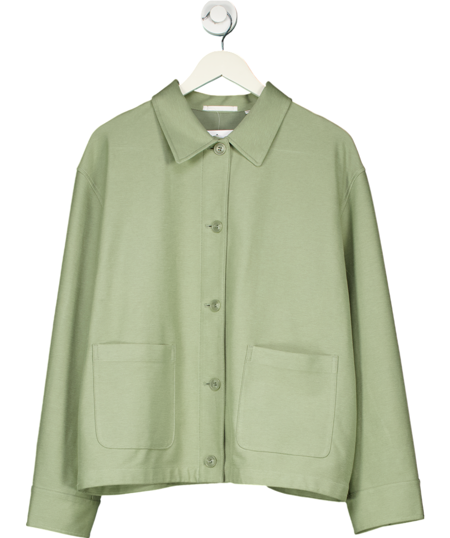 Uniqlo Green Collared Overshirt UK 10