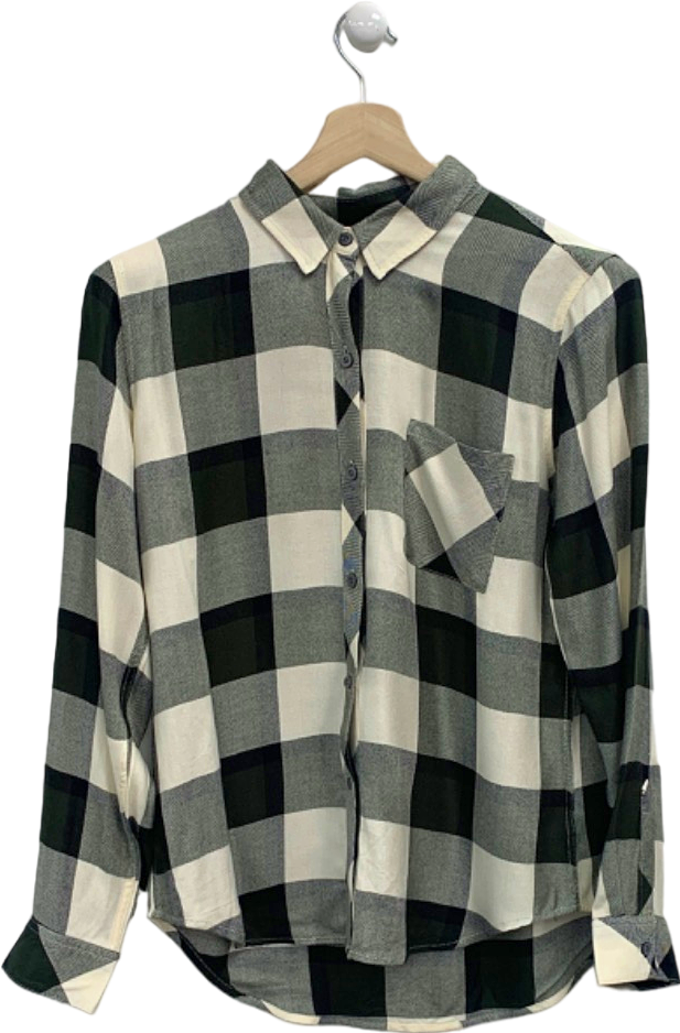 Rails Black and White Checked Hunter Shirt UK M